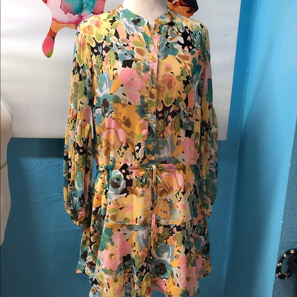 Vici Multicolor Floral Dress